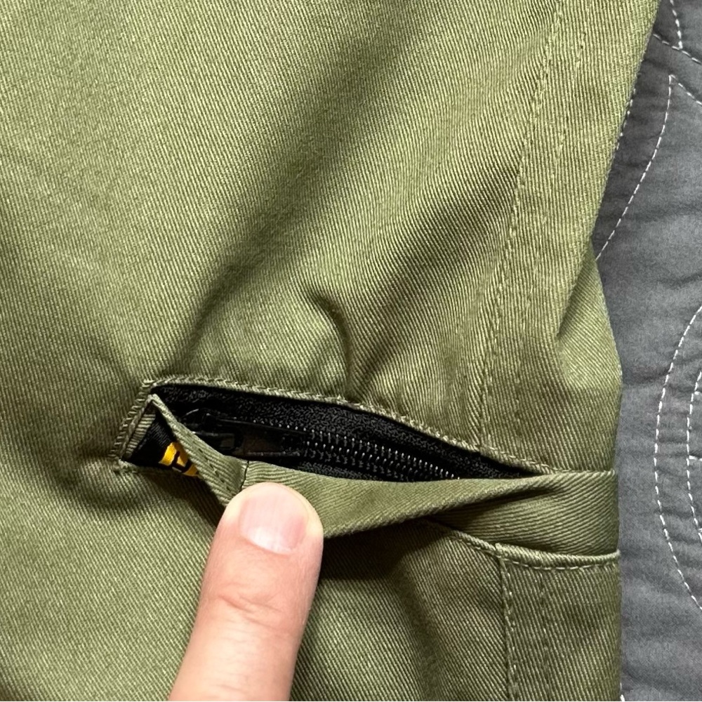 Caterpillar Men’s Green Twill Utility Pants NWT Size 32/32 - Picture 7 of 12